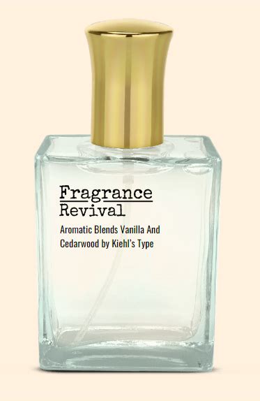 vanilla and cedarwood fragrance.